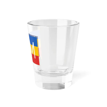 Flag of Regimentul Infant - obverse (Moldova) Shot Glass 1.5oz - Go Mug Yourself