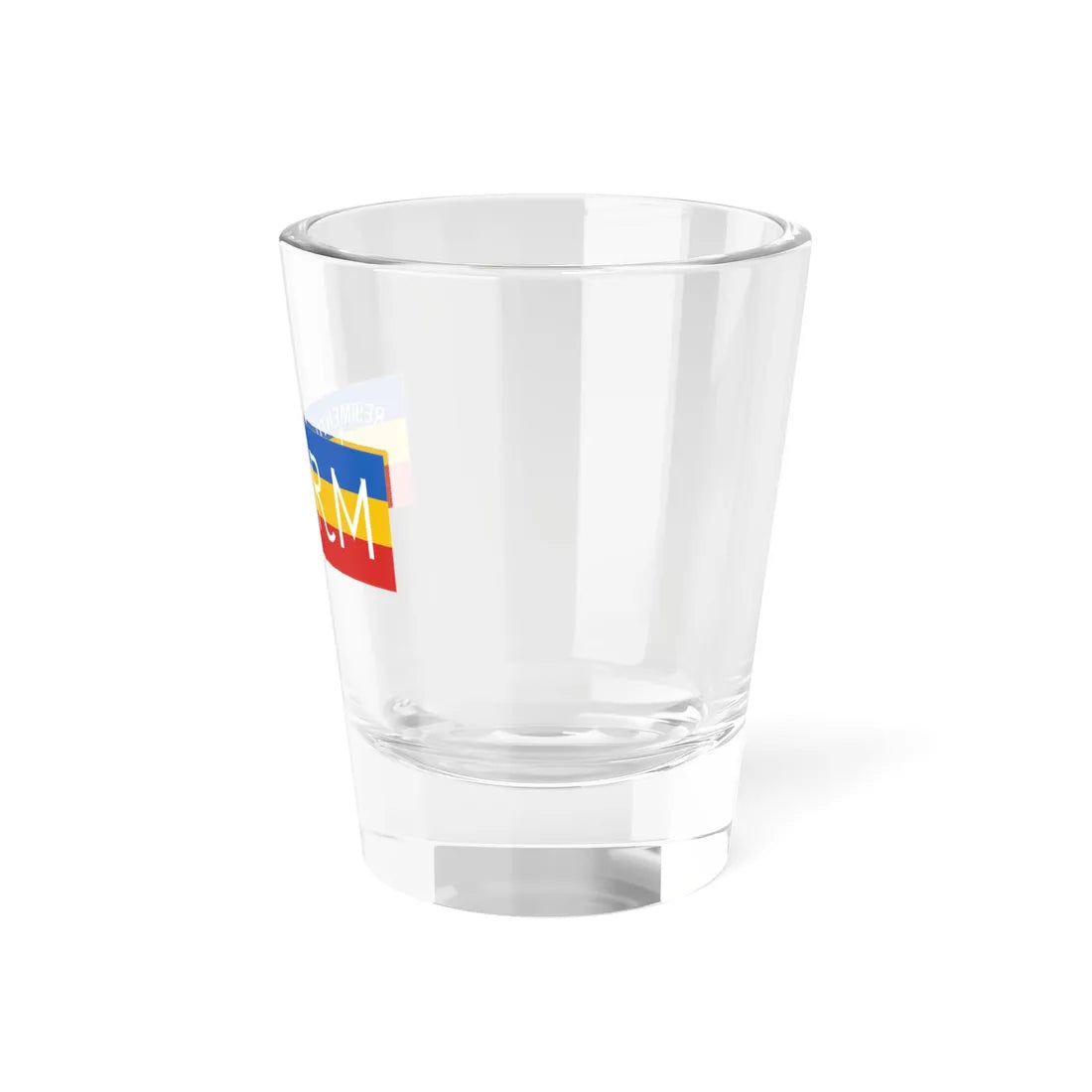 Flag of Regimentul Infant - two sides (Moldova) Shot Glass 1.5oz - Go Mug Yourself