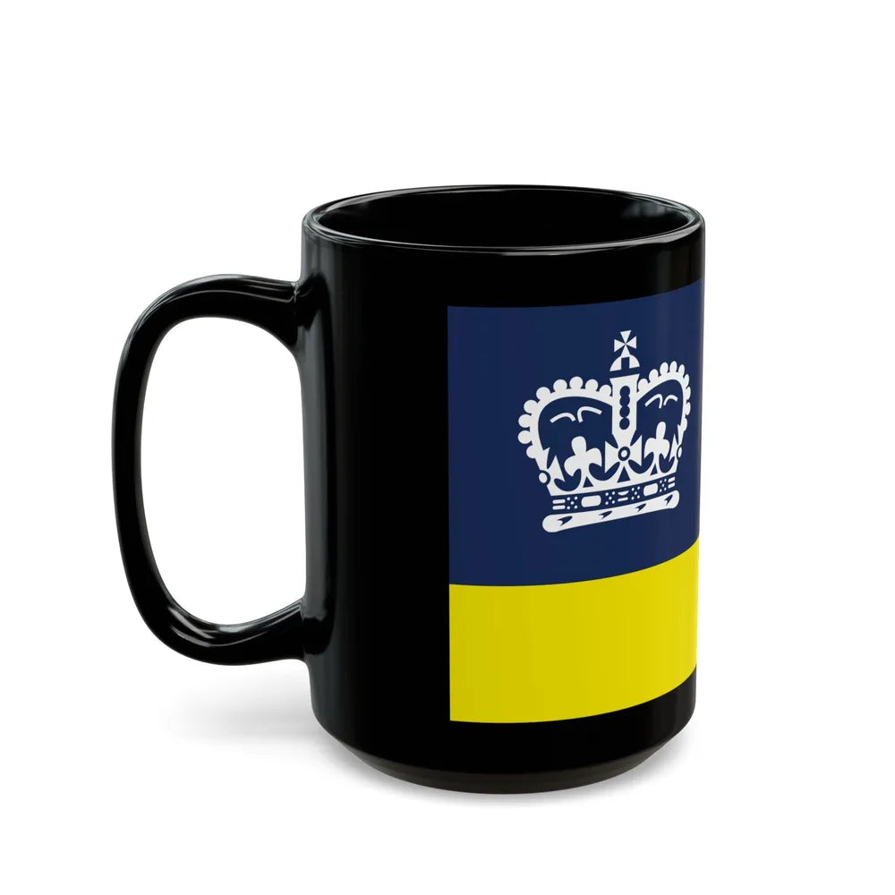 Flag of Regina Canada - Black Coffee Mug-Go Mug Yourself