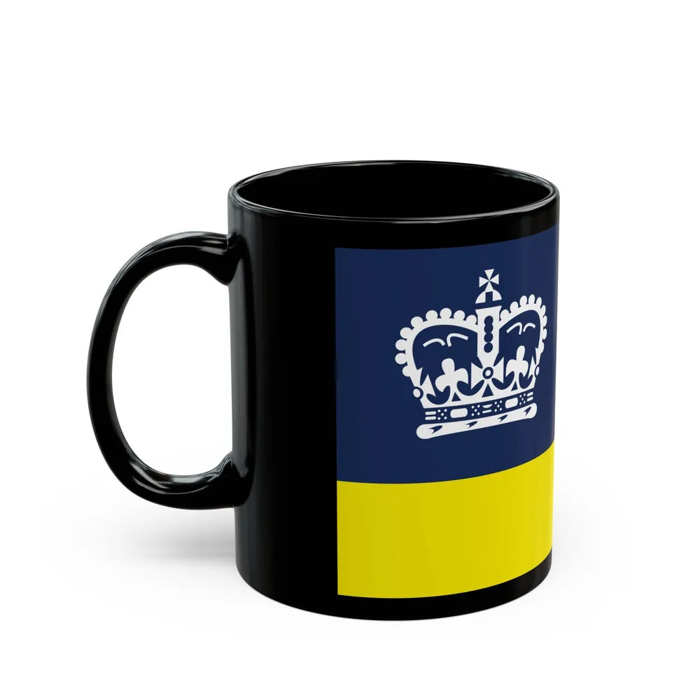 Flag of Regina Canada - Black Coffee Mug-Go Mug Yourself