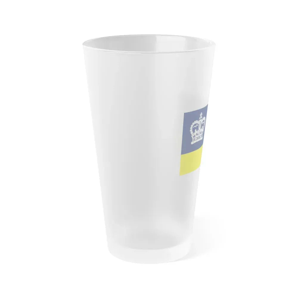 Flag of Regina Canada - Frosted Pint Glass 16oz - Go Mug Yourself