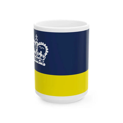 Flag of Regina Canada - White Coffee Mug 15oz - Go Mug Yourself