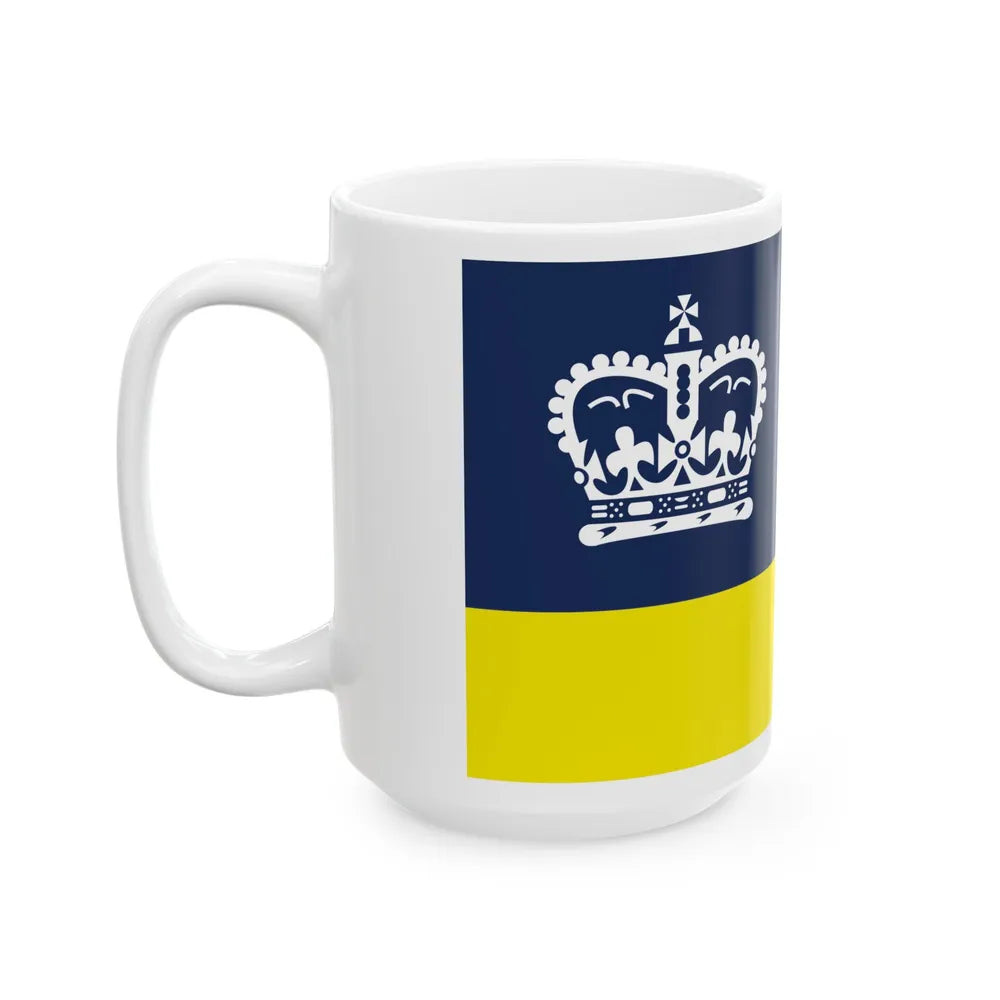 Flag of Regina Canada - White Coffee Mug-Go Mug Yourself