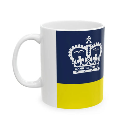 Flag of Regina Canada - White Coffee Mug-Go Mug Yourself