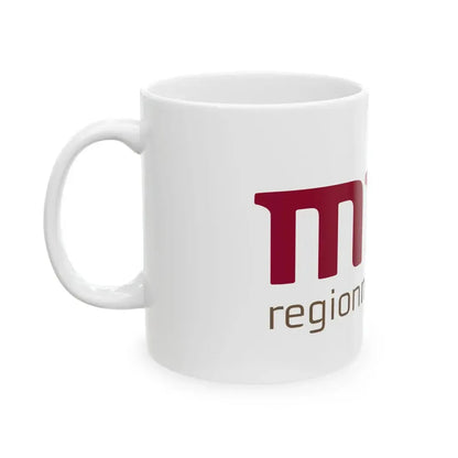 Flag of Region Midtjylland (Denmark) White Coffee Mug - Go Mug Yourself