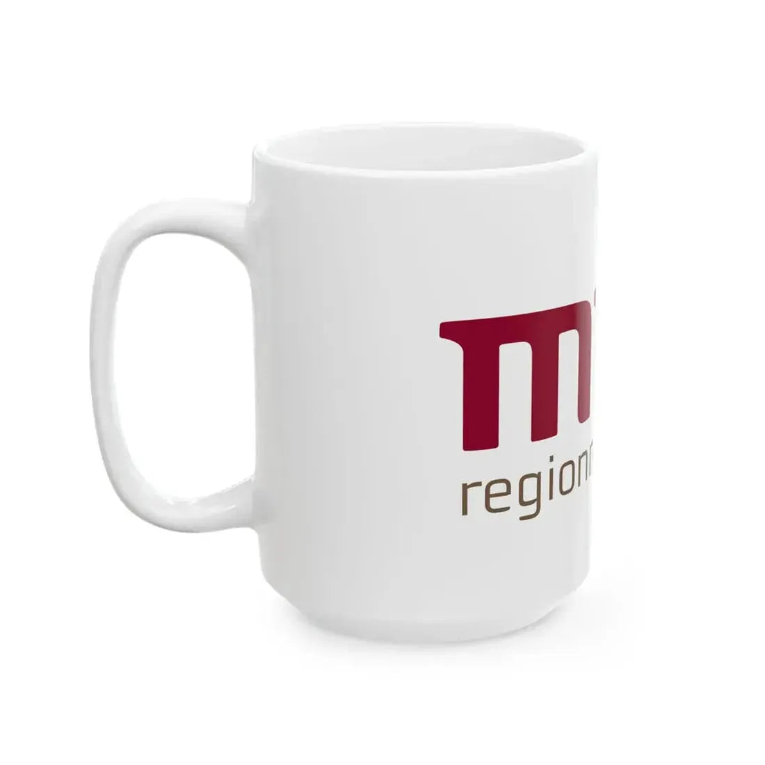 Flag of Region Midtjylland (Denmark) White Coffee Mug - Go Mug Yourself
