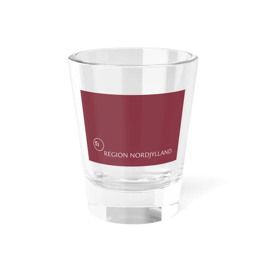 Flag of Region Nordjylland (Denmark) Shot Glass 1.5oz 1.5oz - Go Mug Yourself
