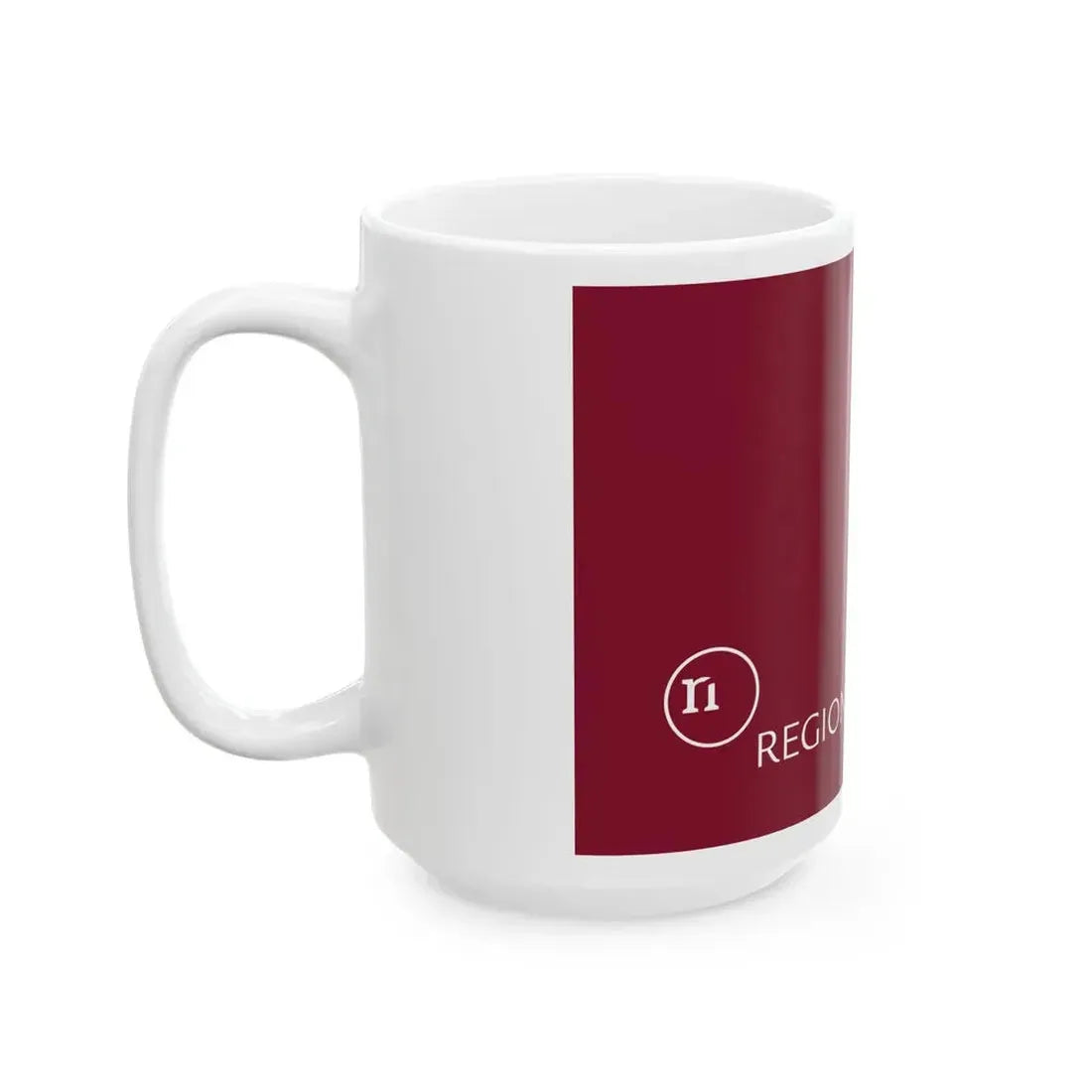 Flag of Region Nordjylland (Denmark) White Coffee Mug - Go Mug Yourself