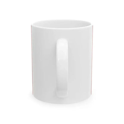 Flag of Region Occitanie Perpinya variation (France) White Coffee Mug - Go Mug Yourself