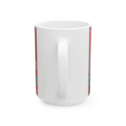 Flag of Rehoboth New Mexico (Mexico) White Coffee Mug - Go Mug Yourself