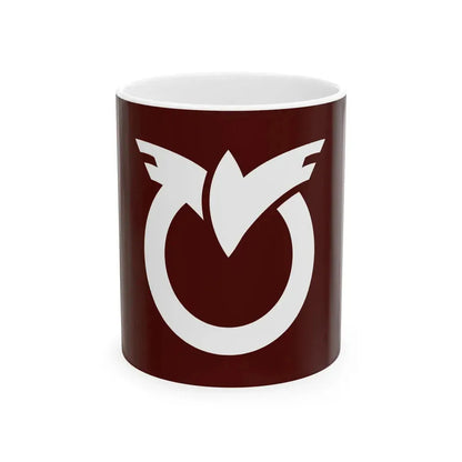 Flag of Reihoku Kumamoto (Japan) White Coffee Mug 11oz - Go Mug Yourself