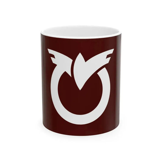 Flag of Reihoku Kumamoto (Japan) White Coffee Mug 11oz - Go Mug Yourself