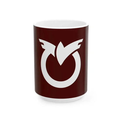 Flag of Reihoku Kumamoto (Japan) White Coffee Mug 15oz - Go Mug Yourself