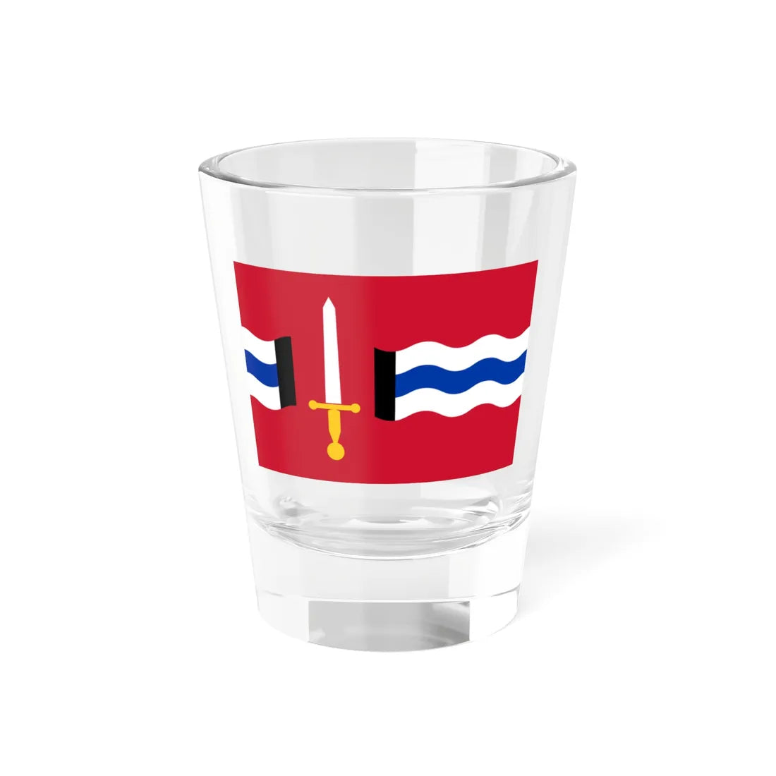 Flag of Reimerswaal (Netherlands) Shot Glass 1.5oz 1.5oz - Go Mug Yourself