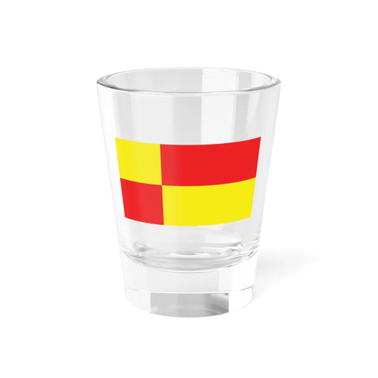 Flag of Rembertow proportions 22-41 (Poland) Shot Glass 1.5oz 1.5oz - Go Mug Yourself
