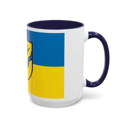 Flag of Rems Murr Kreis Germany - Accent Coffee Mug - Go Mug Yourself