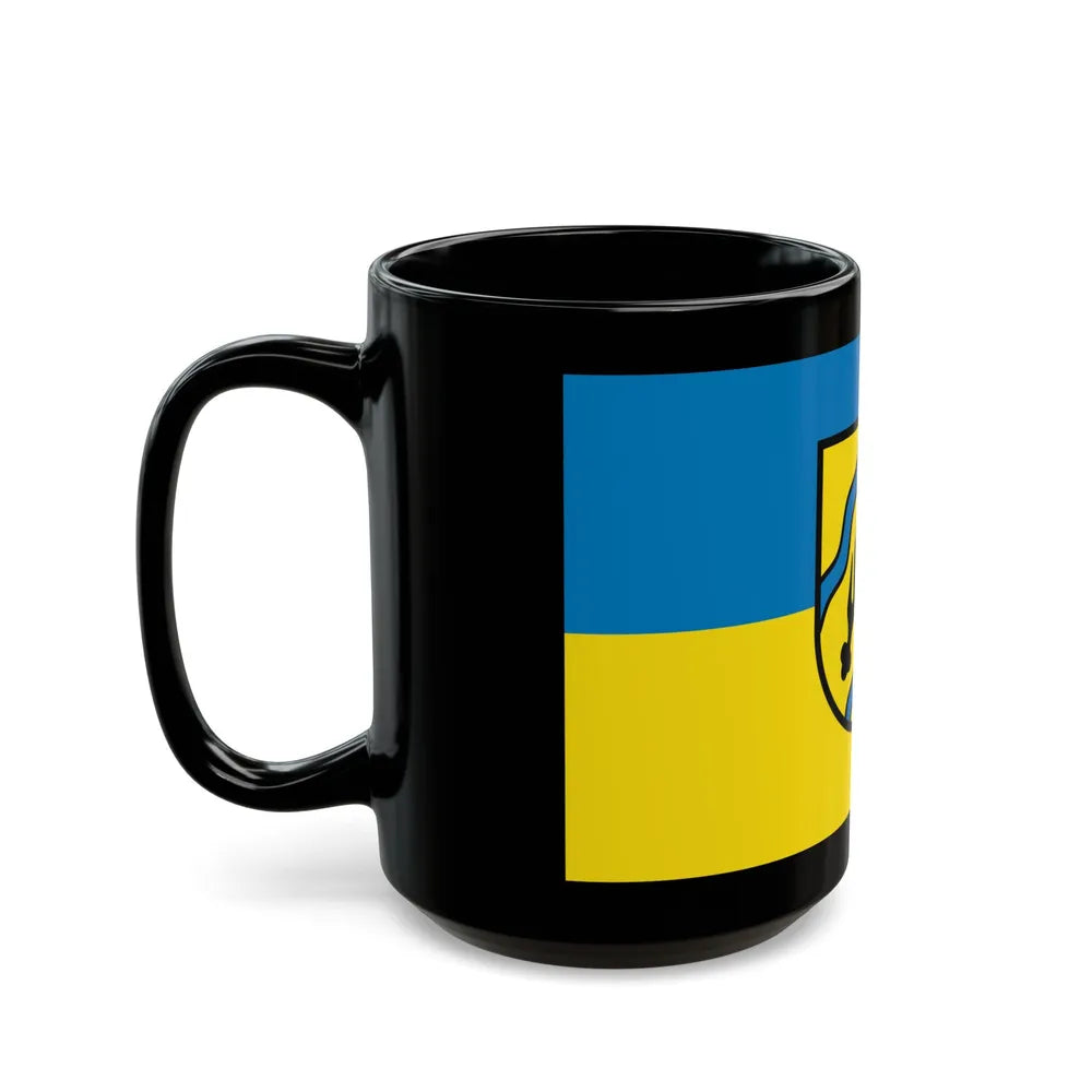 Flag of Rems Murr Kreis Germany - Black Coffee Mug-Go Mug Yourself