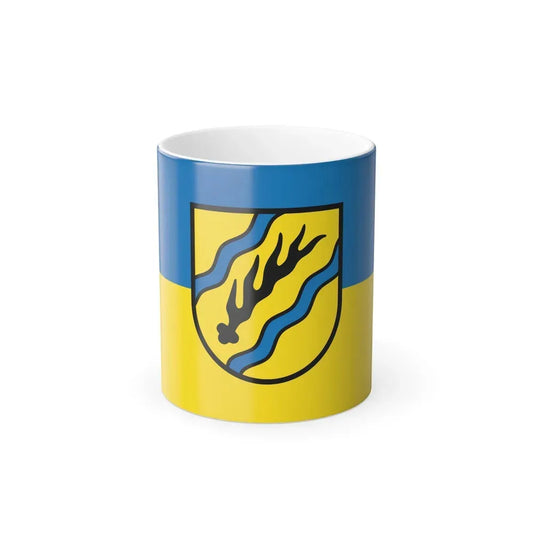 Flag of Rems Murr Kreis Germany - Color Changing Coffee Mug 11oz - Go Mug Yourself