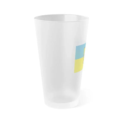 Flag of Rems Murr Kreis Germany - Frosted Pint Glass 16oz - Go Mug Yourself