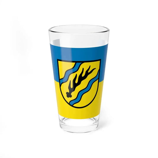 Flag of Rems Murr Kreis Germany - Pint Glass 16oz 16oz - Go Mug Yourself