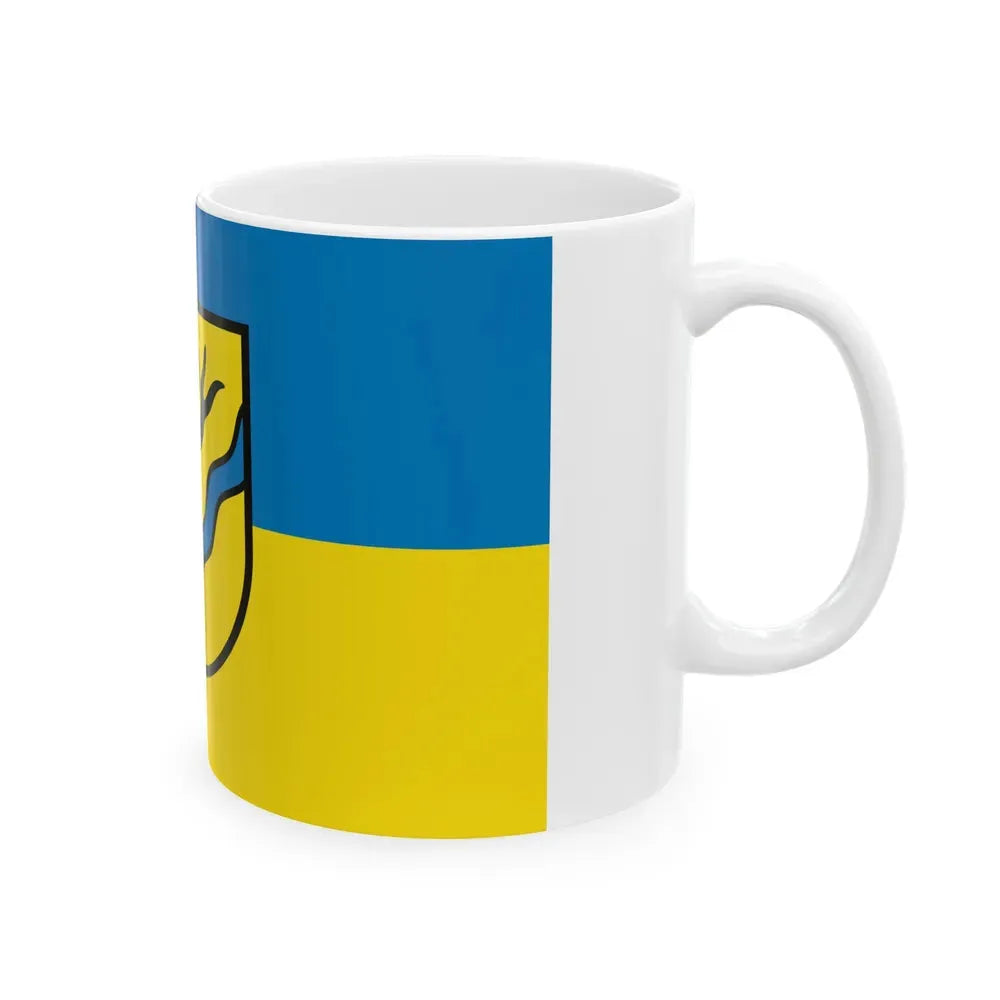 Flag of Rems Murr Kreis Germany - White Coffee Mug - Go Mug Yourself