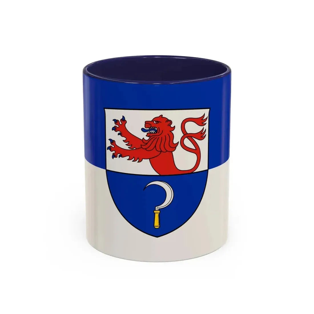 Flag of Remscheid Germany - Accent Coffee Mug 11oz Navy - Go Mug Yourself