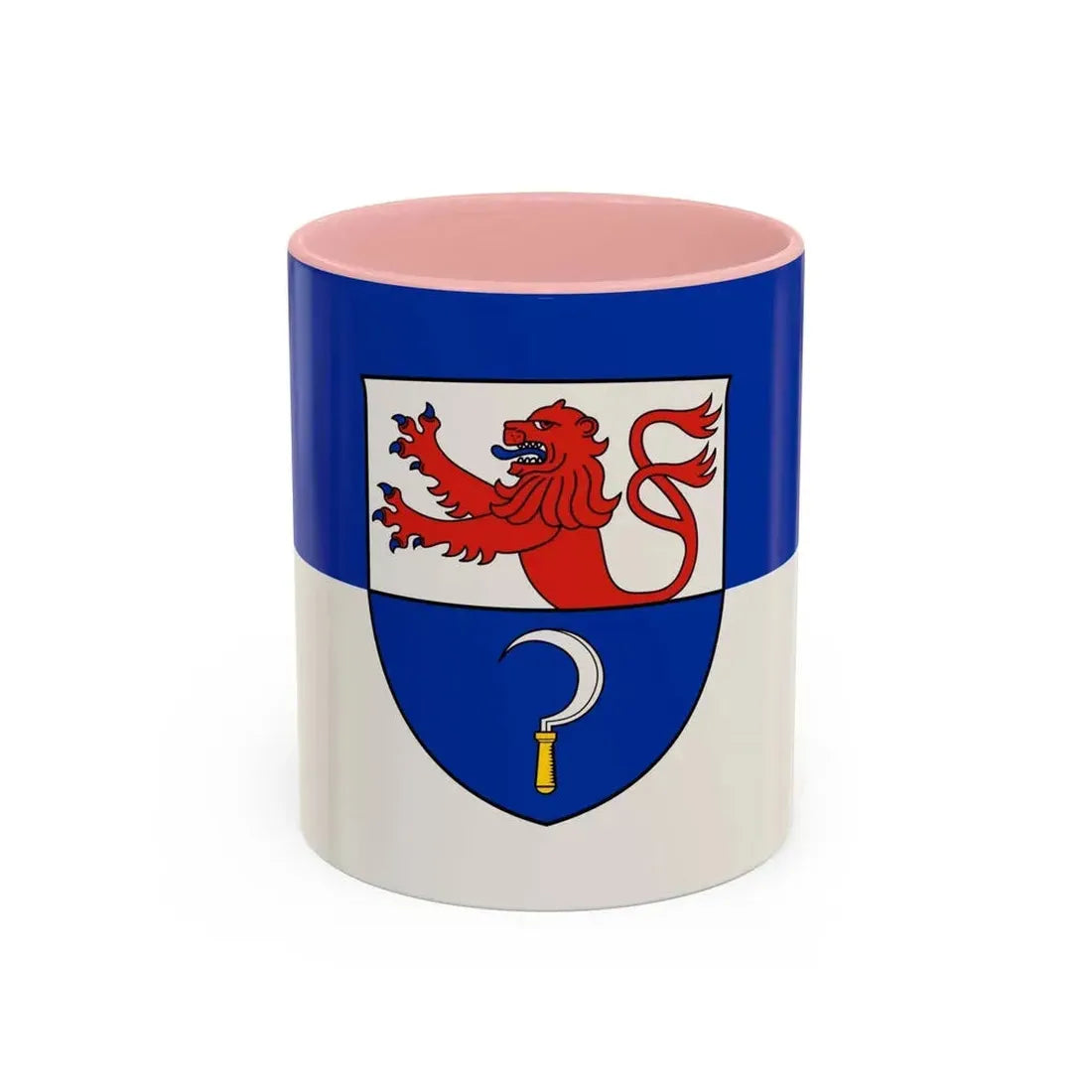 Flag of Remscheid Germany - Accent Coffee Mug 11oz Pink - Go Mug Yourself