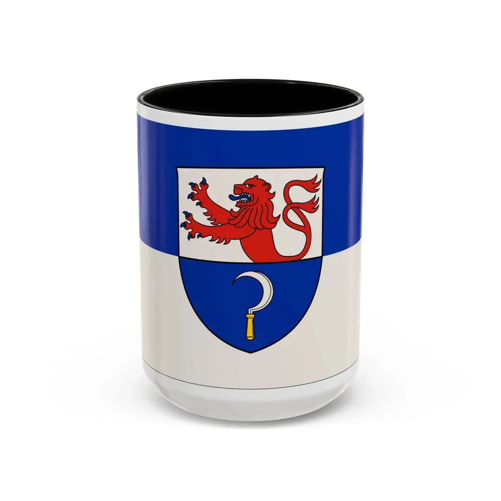 Flag of Remscheid Germany - Accent Coffee Mug 15oz Black - Go Mug Yourself