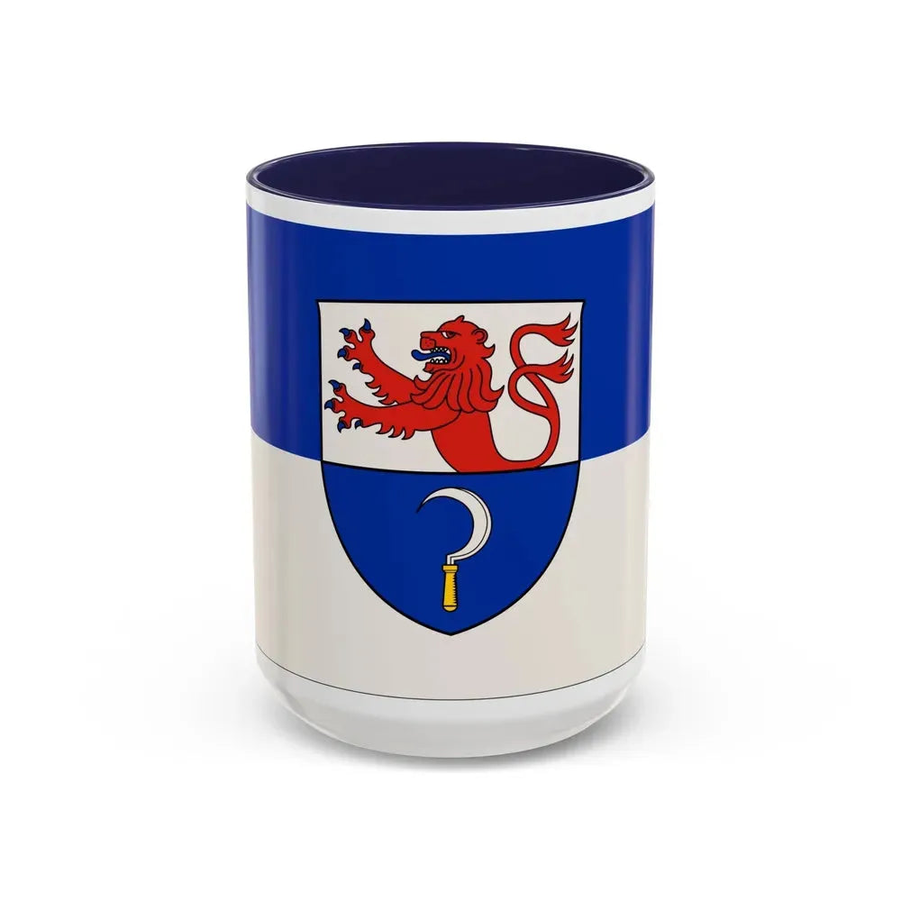 Flag of Remscheid Germany - Accent Coffee Mug 15oz Navy - Go Mug Yourself