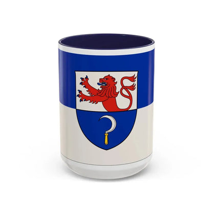 Flag of Remscheid Germany - Accent Coffee Mug 15oz Navy - Go Mug Yourself