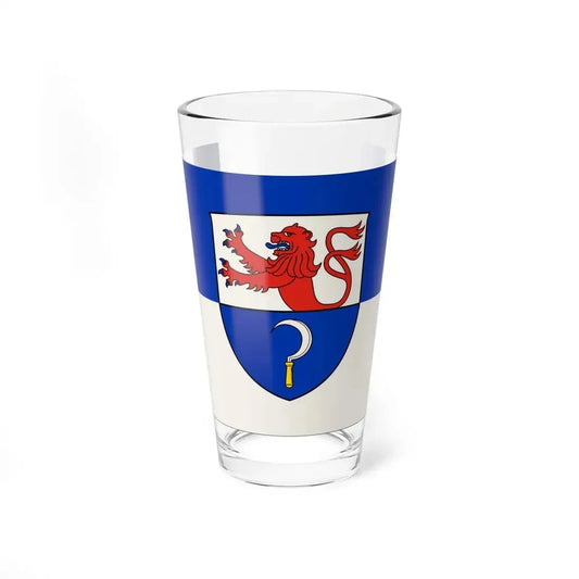 Flag of Remscheid Germany - Pint Glass 16oz 16oz - Go Mug Yourself