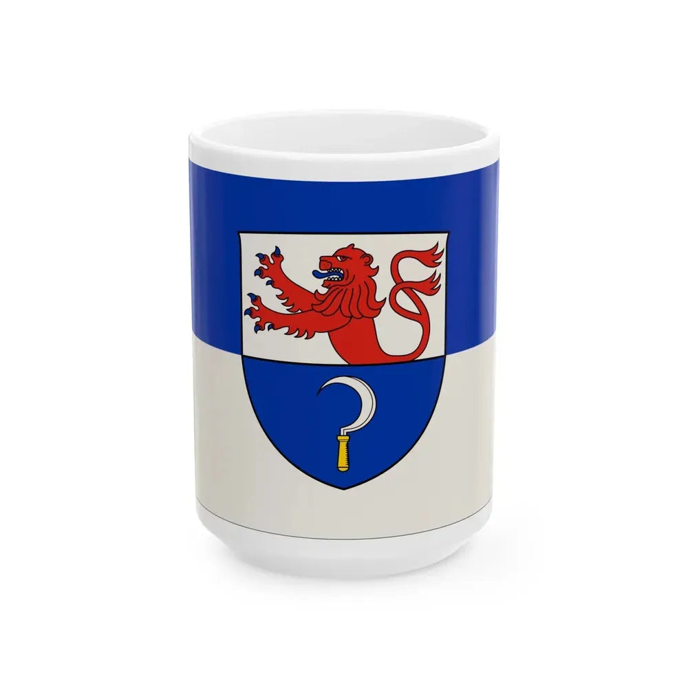 Flag of Remscheid Germany - White Coffee Mug 15oz - Go Mug Yourself