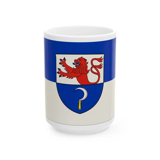 Flag of Remscheid Germany - White Coffee Mug 15oz - Go Mug Yourself