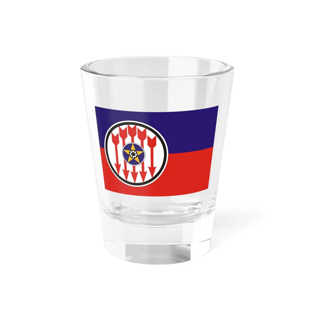 Flag of RENAMO (Mozambique) Shot Glass 1.5oz 1.5oz - Go Mug Yourself