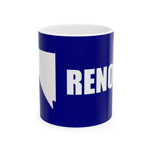 Flag of Reno Nevada 1959-2018 (United States) White Coffee Mug 11oz - Go Mug Yourself