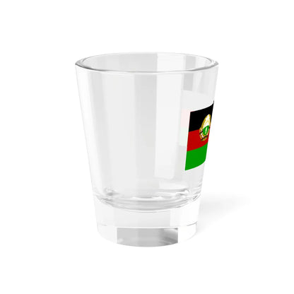 Flag of Republic of Afghanistan (Afghanistan) Shot Glass 1.5oz - Go Mug Yourself