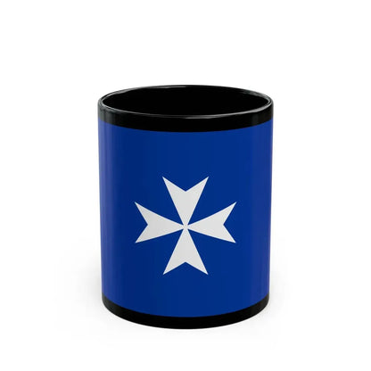 Flag of Republic of Amalfi Italy - Black Coffee Mug 11oz - Go Mug Yourself