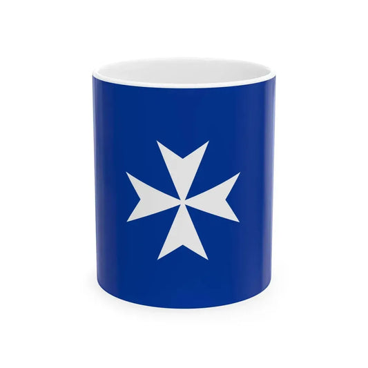 Flag of Republic of Amalfi Italy - White Coffee Mug 11oz - Go Mug Yourself