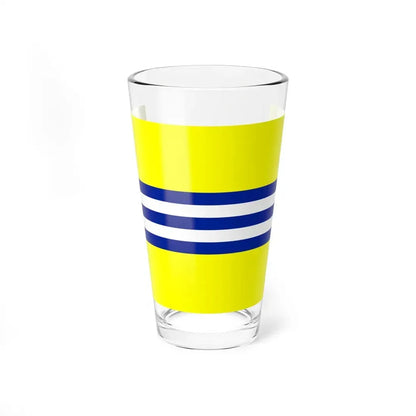 Flag of Republic of Cochinchina variant (Vietnam) Pint Glass 16oz 16oz - Go Mug Yourself