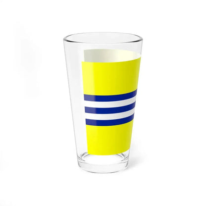 Flag of Republic of Cochinchina variant (Vietnam) Pint Glass 16oz - Go Mug Yourself