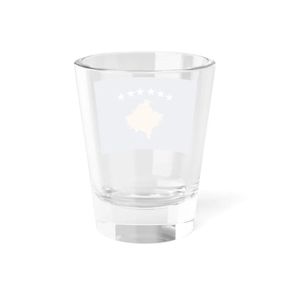 Flag of Republic of Kosovo (Kosovo) Shot Glass 1.5oz - Go Mug Yourself