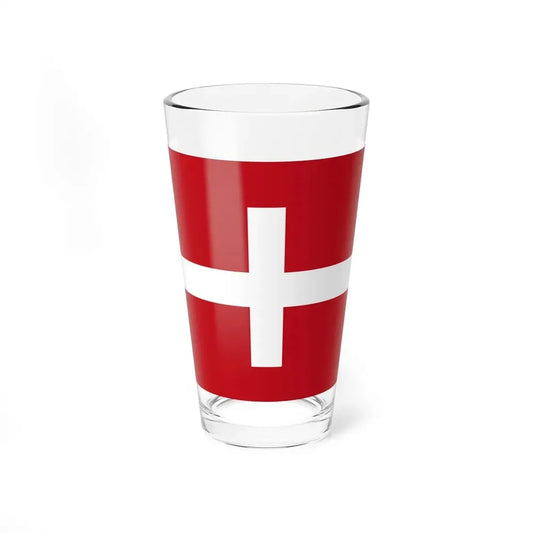 Flag of Republic of Noli Italy - Pint Glass 16oz 16oz - Go Mug Yourself