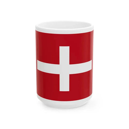 Flag of Republic of Noli Italy - White Coffee Mug 15oz - Go Mug Yourself