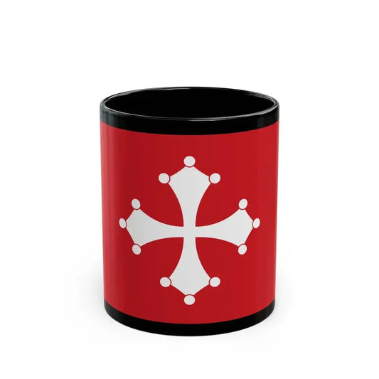 Flag of Republic of Pisa Italy - Black Coffee Mug 11oz - Go Mug Yourself