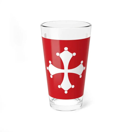 Flag of Republic of Pisa Italy - Pint Glass 16oz 16oz - Go Mug Yourself
