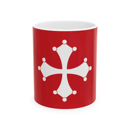 Flag of Republic of Pisa Italy - White Coffee Mug 11oz - Go Mug Yourself