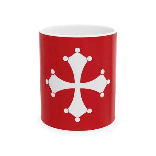 Flag of Republic of Pisa Italy - White Coffee Mug 11oz - Go Mug Yourself