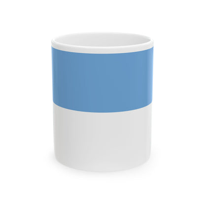 Flag of Republiqueta of Santa Cruz (Argentina) White Coffee Mug-11oz-Go Mug Yourself