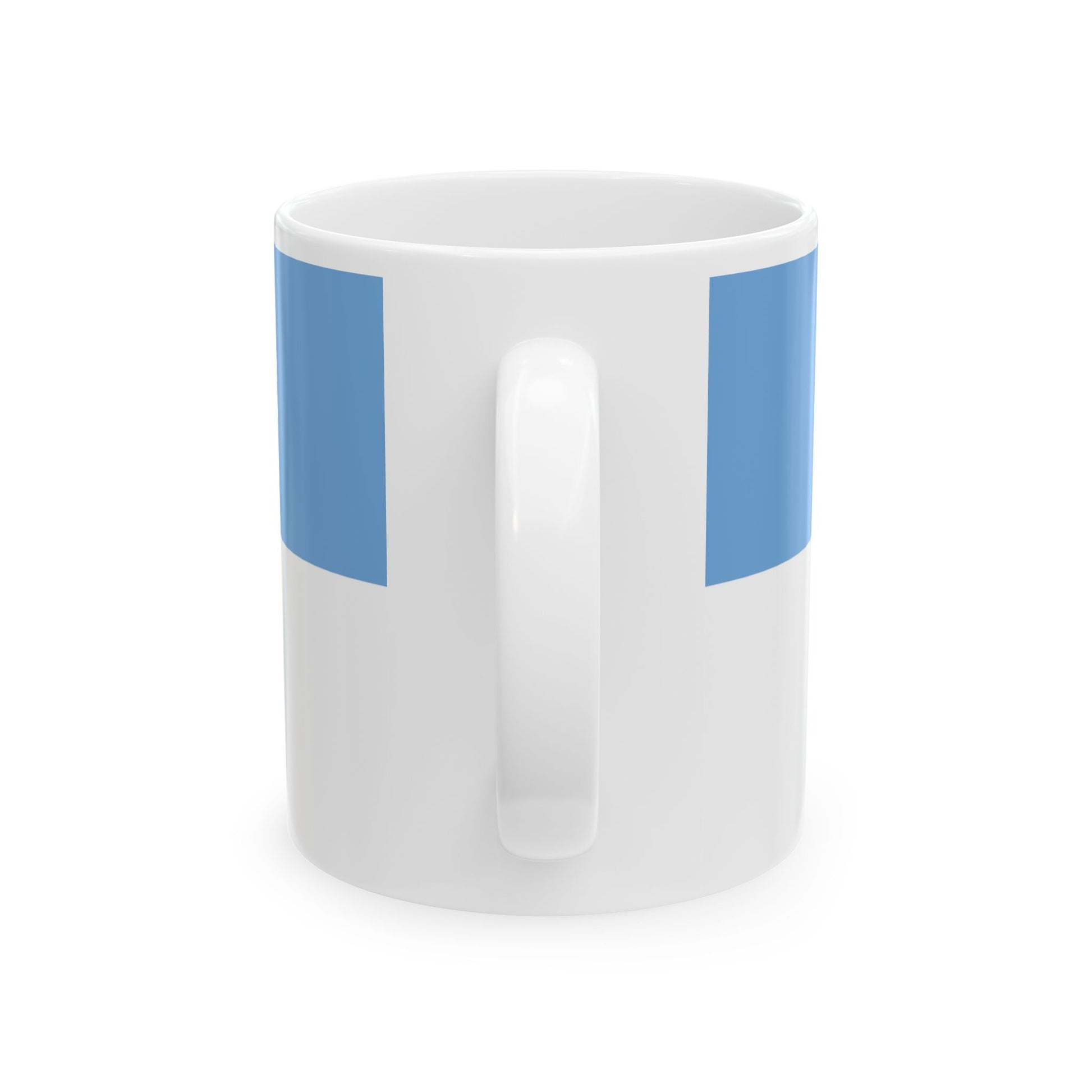 Flag of Republiqueta of Santa Cruz (Argentina) White Coffee Mug-Go Mug Yourself