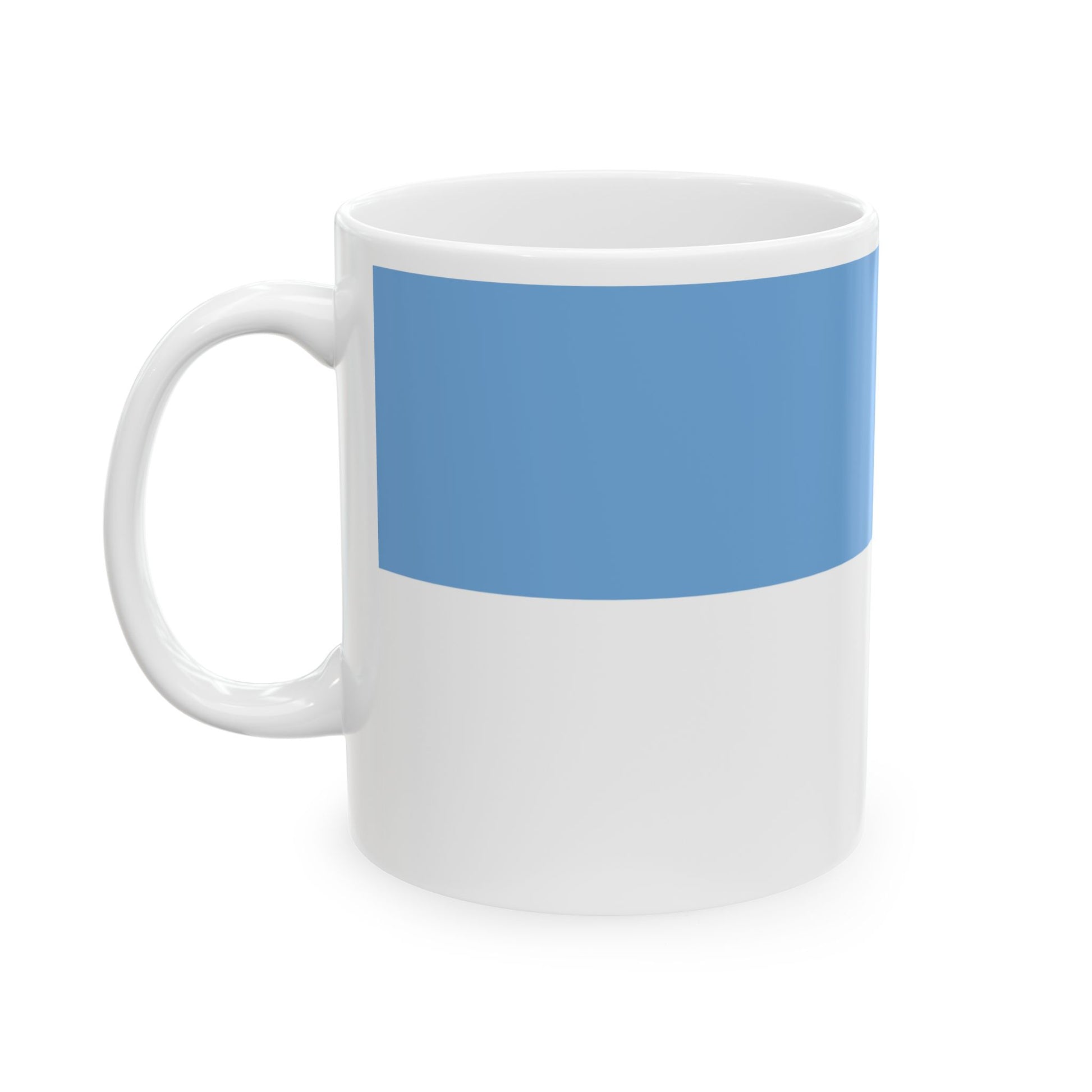 Flag of Republiqueta of Santa Cruz (Argentina) White Coffee Mug-Go Mug Yourself